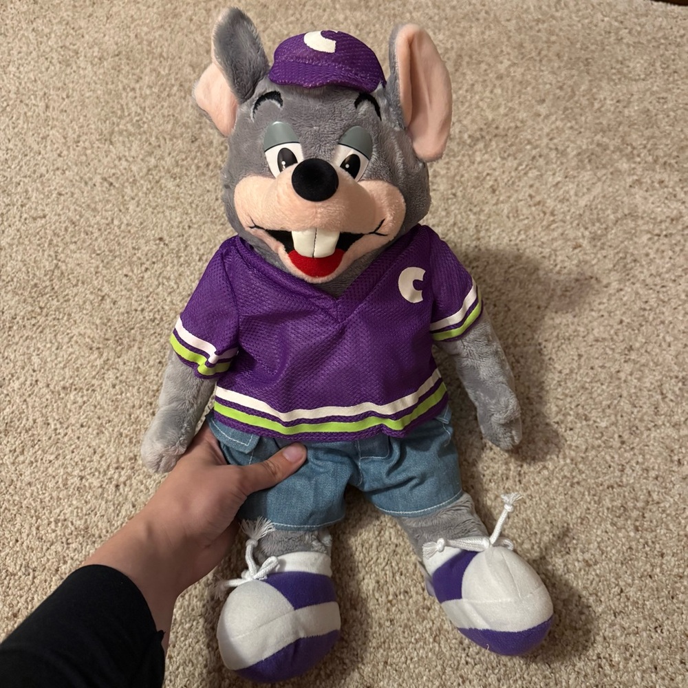 Vintage Chuck E. Cheese's Plush Toy 2006 Rare